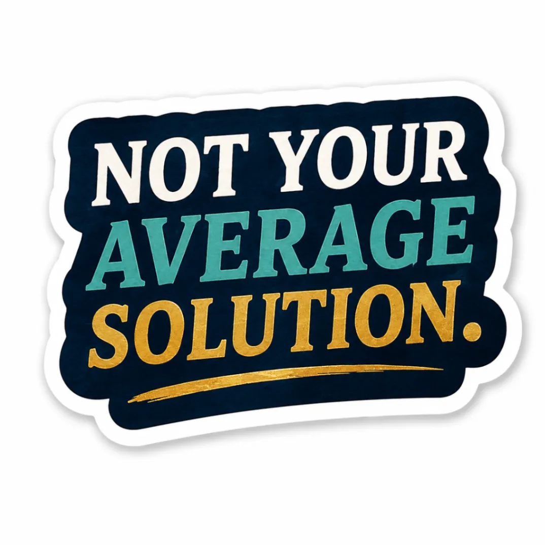 Not your average solution editorial graphic